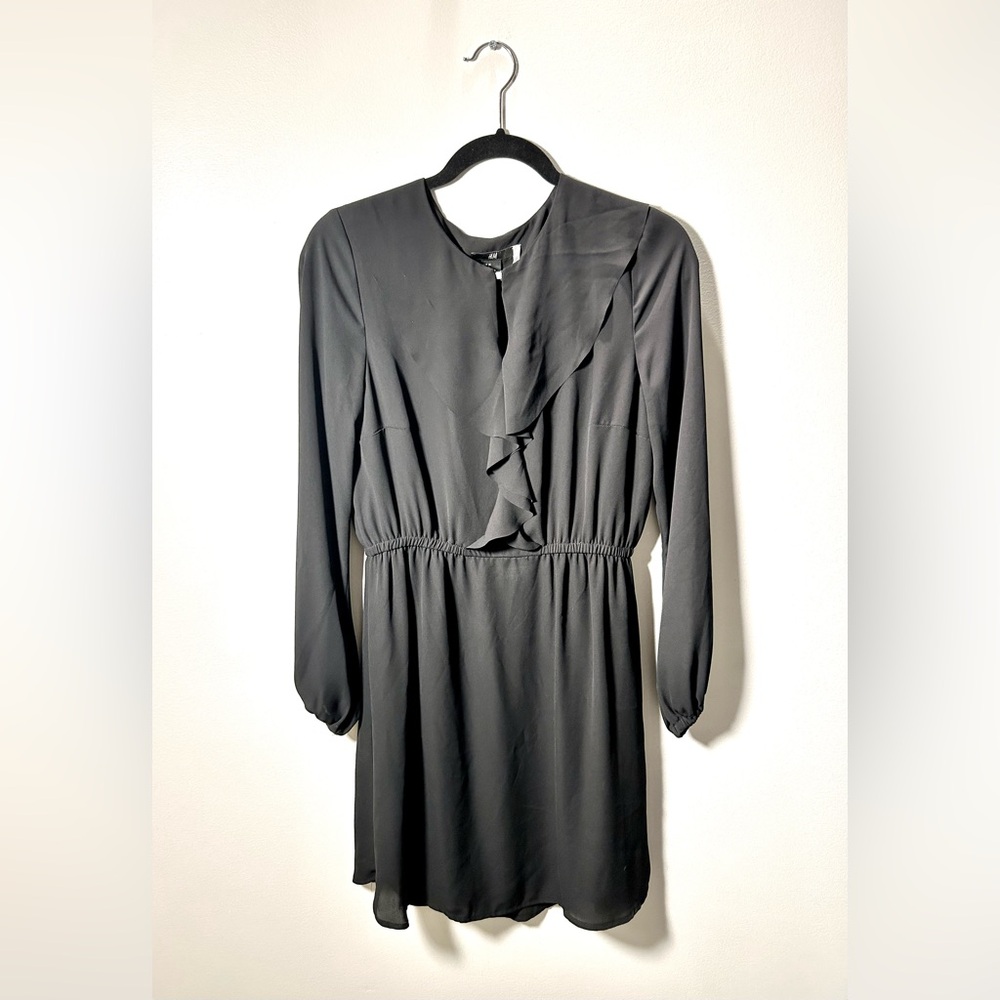 Black H&M Long Sleeve Dress